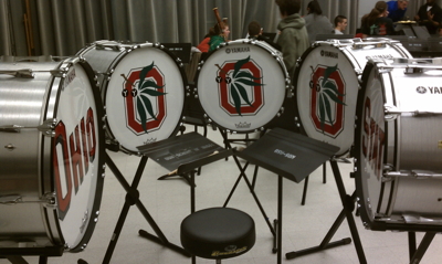 OSU marching drums